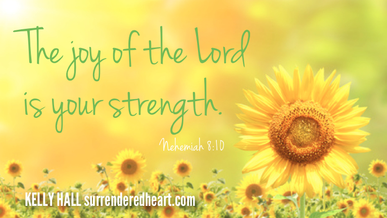 the joy of the lord is your strenght