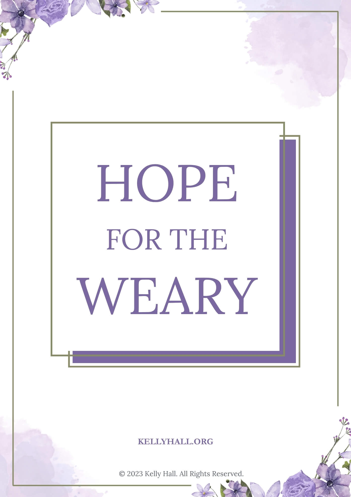 Hope for the Weary